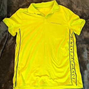 Damaged Armani exchange polo shirt xl